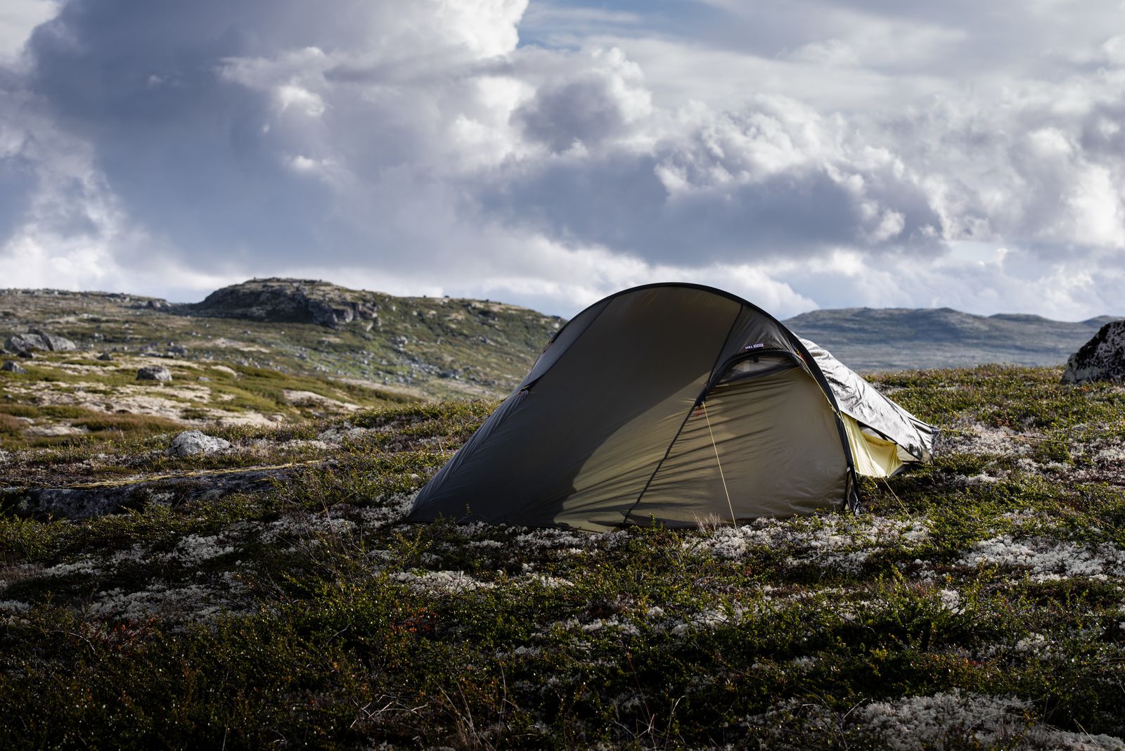 My tent in Hardangervidda